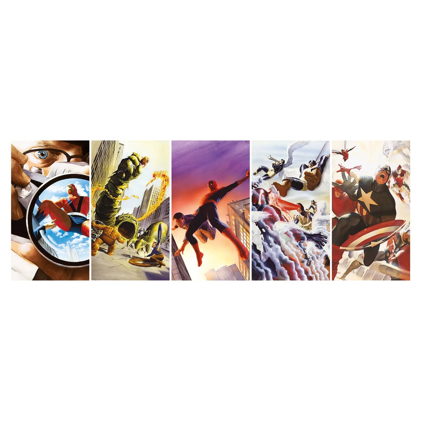 Panorama Puzzle - Marvel (1000 Teile) Superhelden Puzzel