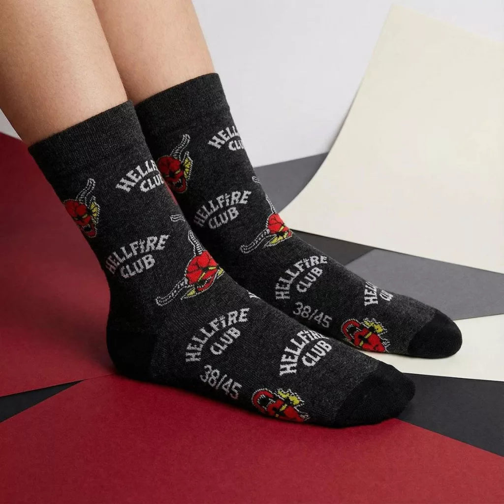 Stranger Things Hellfire Erwachsene Socken 38/45
