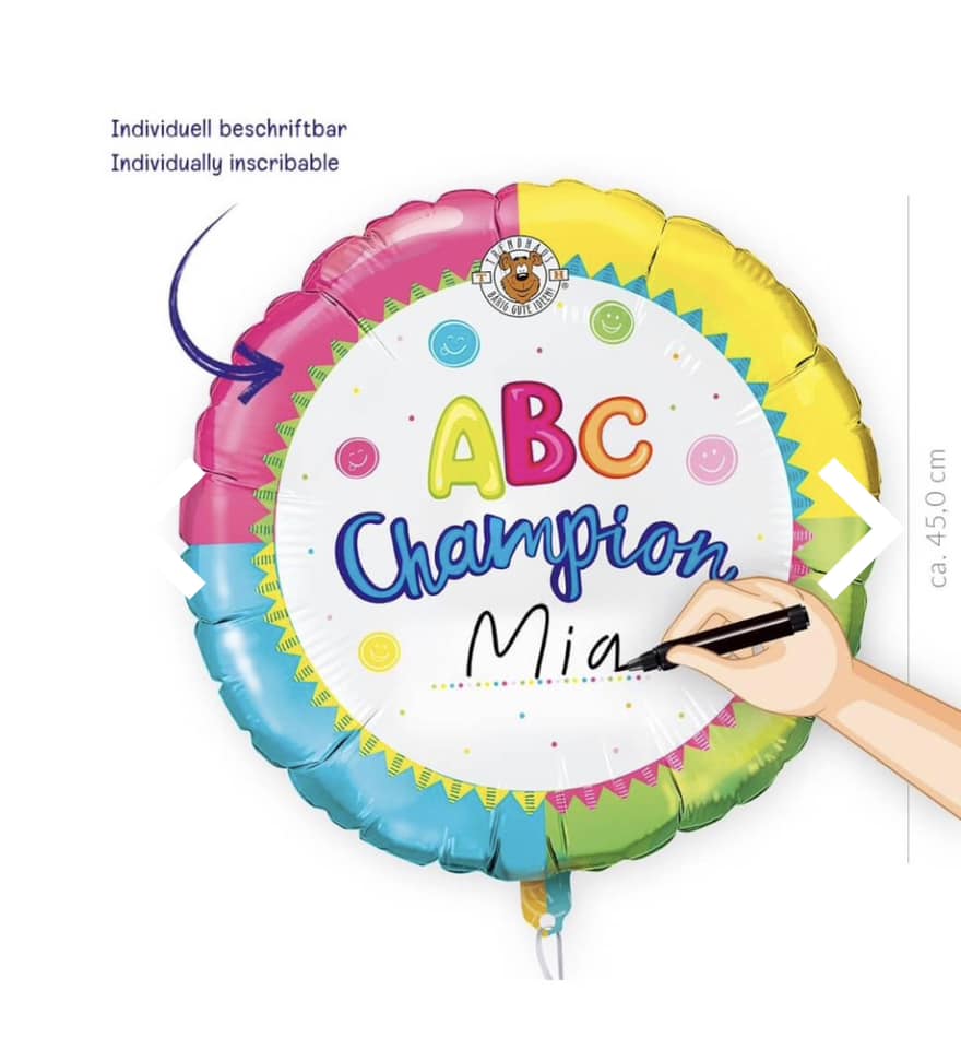 ABC CHAMPIONS Folienballons