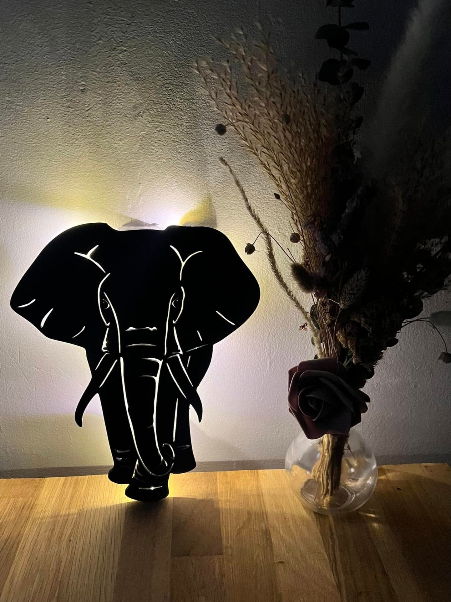 Motiv Lampe Elefant 3D
