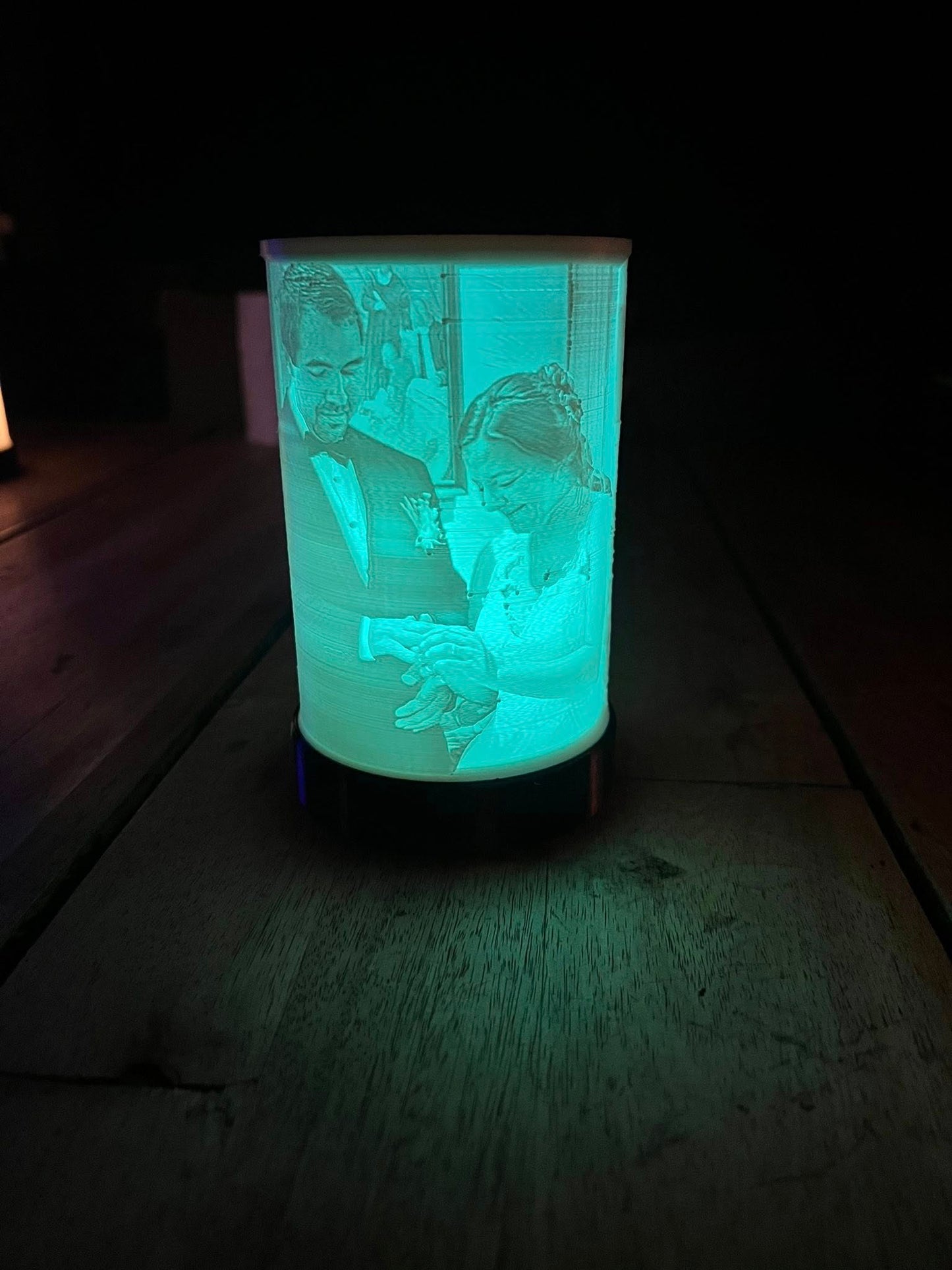 LED Tisch Lampe Personalisiert