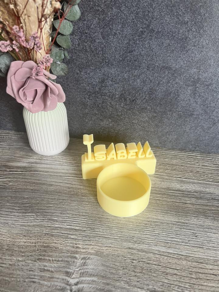 Personalisierter Becherhalter