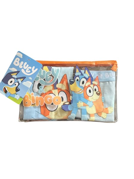 Bluey Set Unterhemd Unterhose mit Kulturbeutel