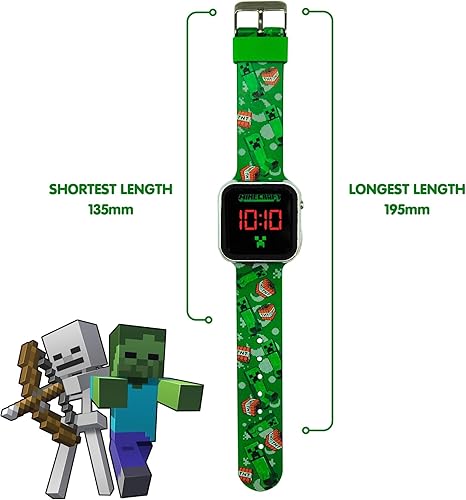 Minecraft digitale LED-Uhr
