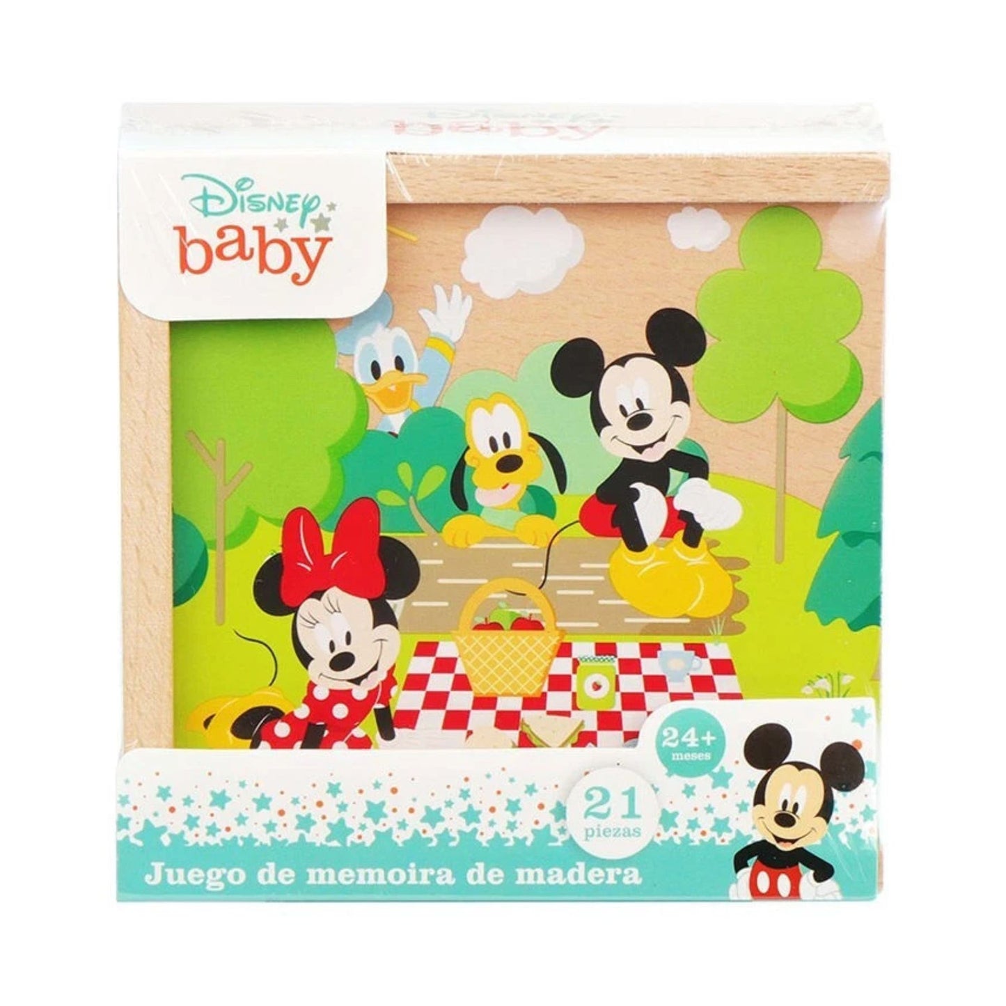 Disney Mickey Memory-Spiel Holzpuzzle