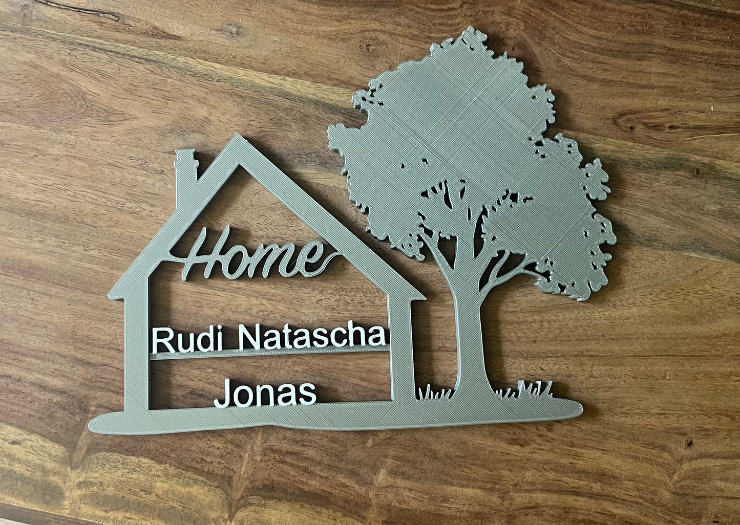 Home Wanddeko mit Namen Personlalisiert