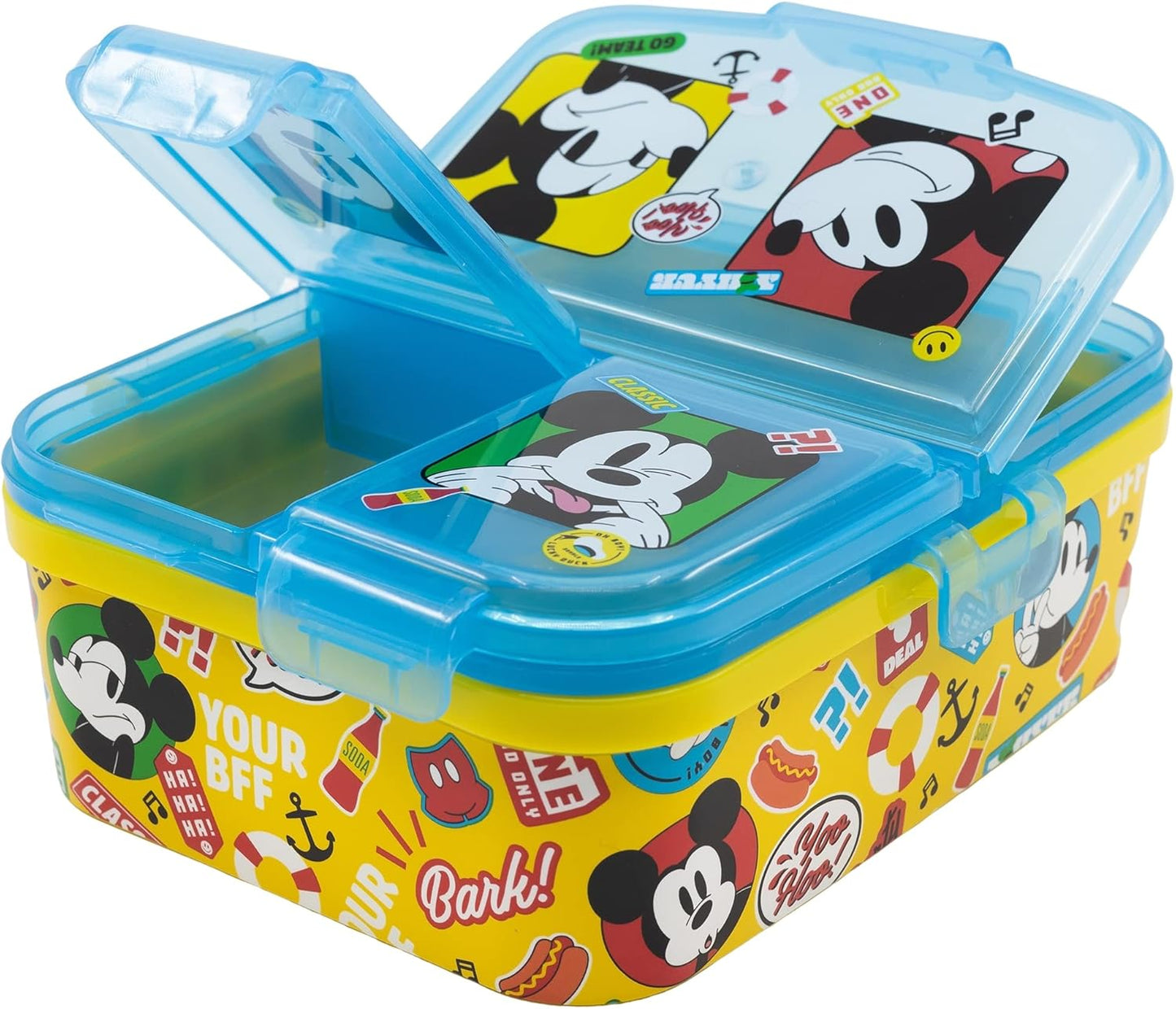 Disney Mickey Maus XL Brotdose mit mehreren Fächern