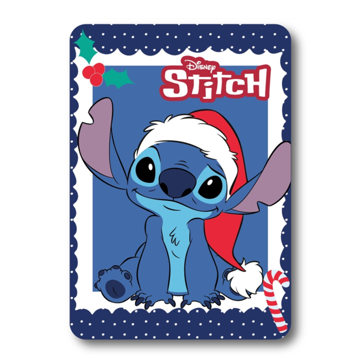 Lilo & Stitch Fleecedecke - Weihnachten