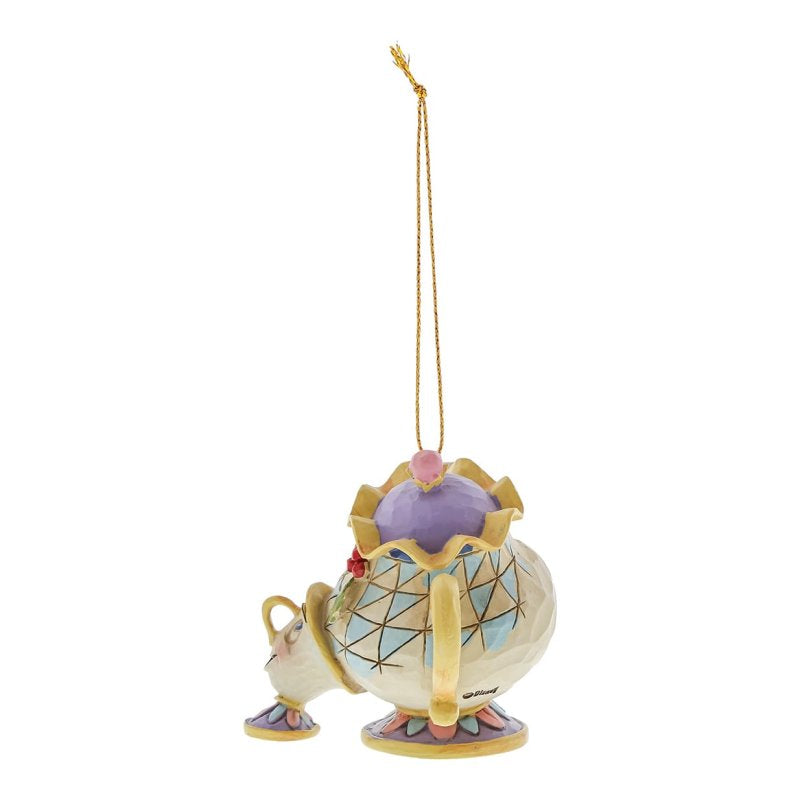 Figur Mrs Potts And Zip (Baumdekor)