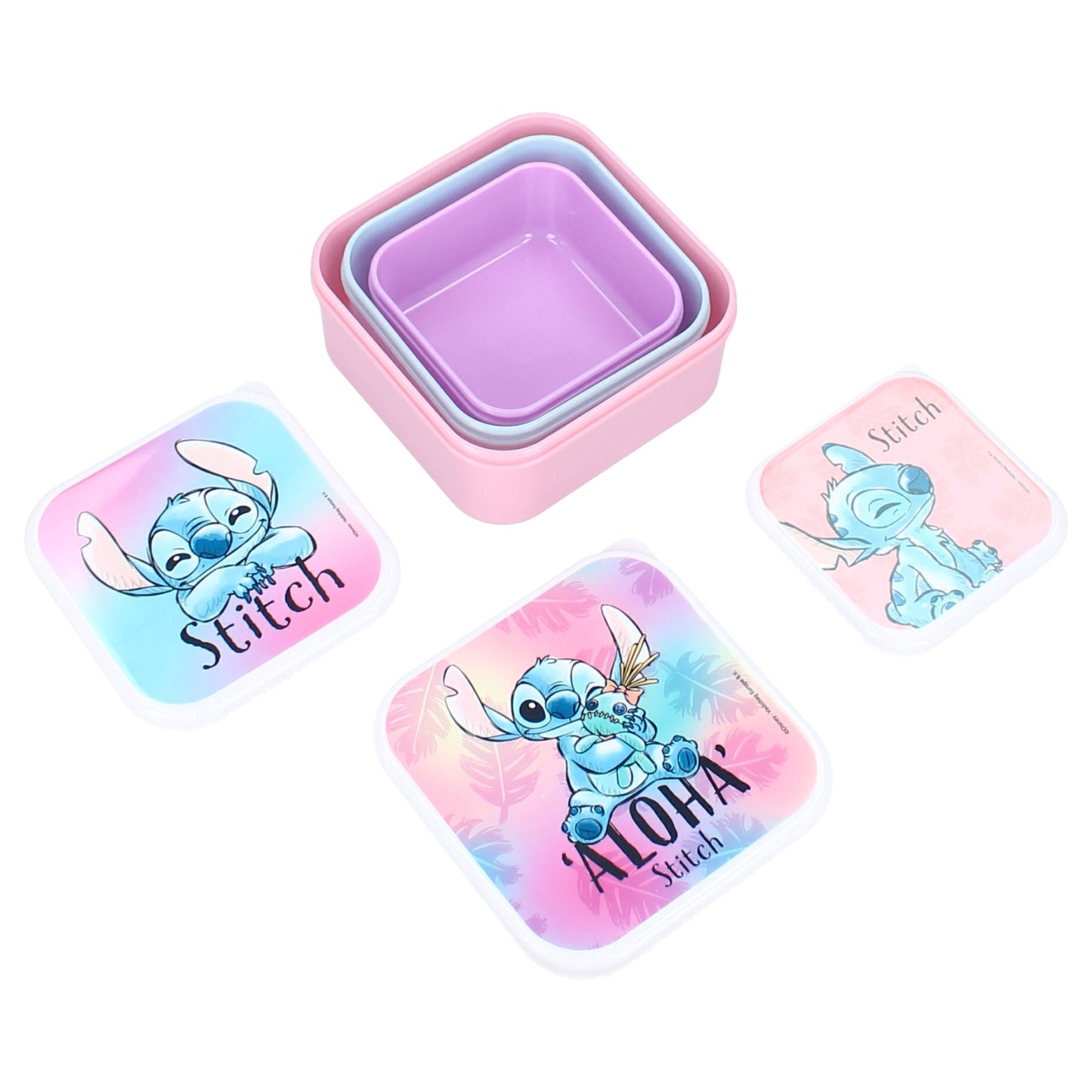 Disney Stitch 3 er Set Brotdosen
