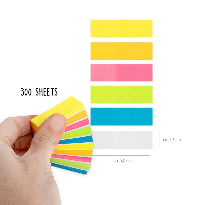 ALLES FÜR DIE SCHULE Sticky Notes Mini-Block 300 Blatt