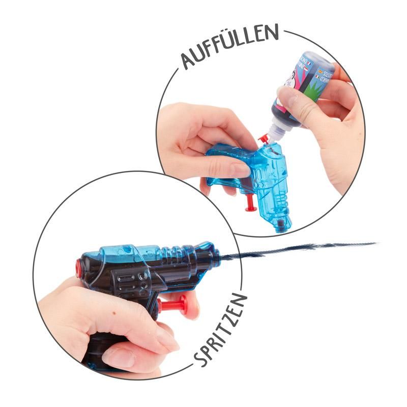 Tintenschreck-Set Pistole & Schreck-Tinte