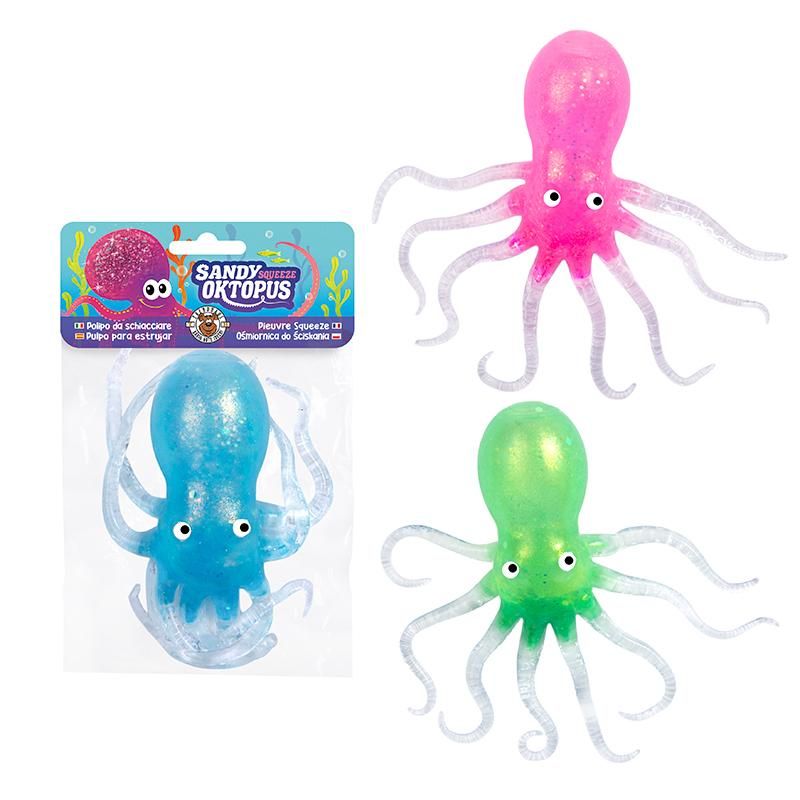 Squeezy-Glitzer Oktopus