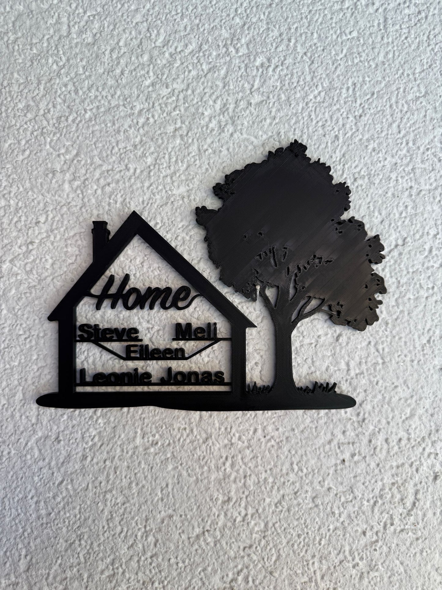 Home Wanddeko mit Namen Personlalisiert