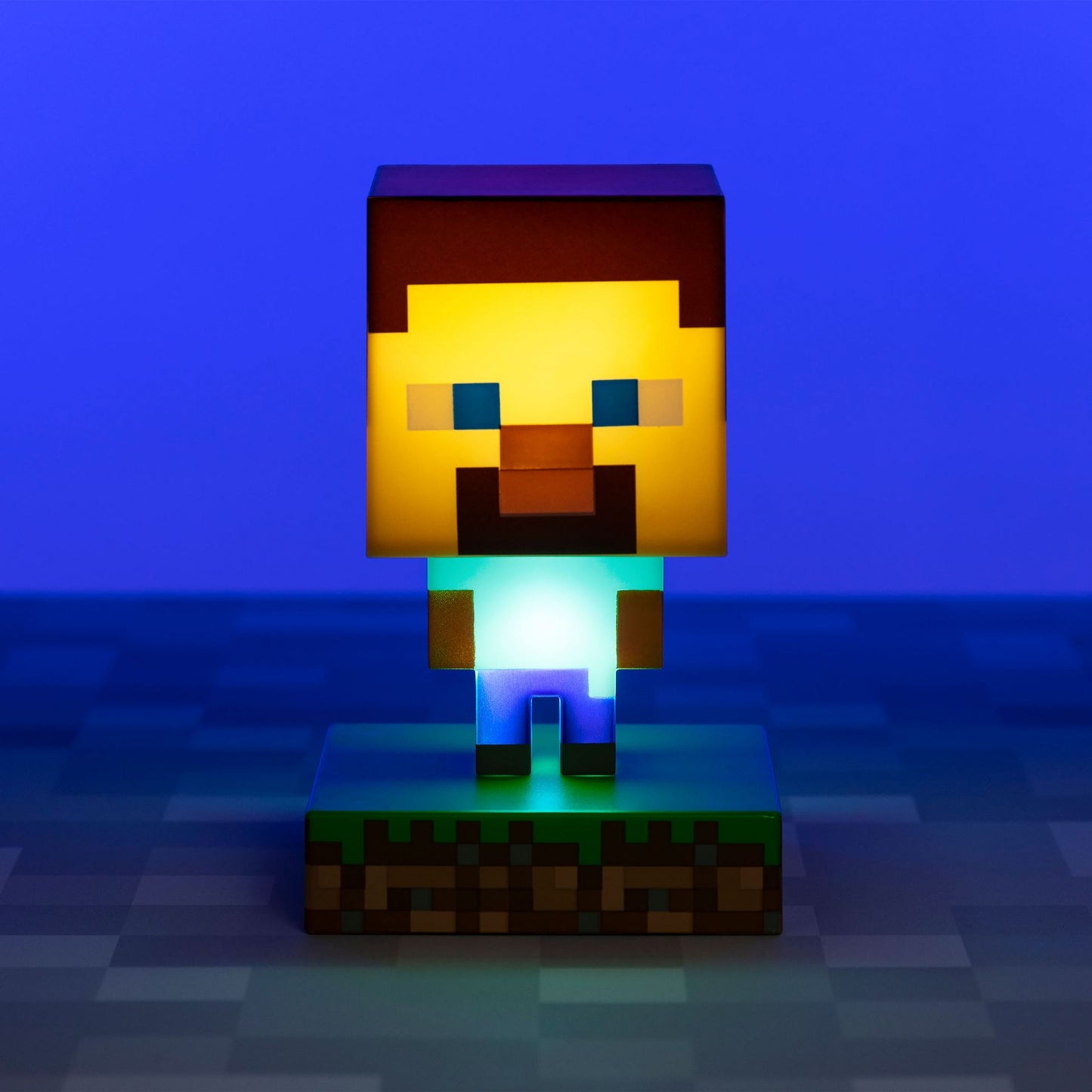 Minecraft - Steve Icons 3D Tischlampe