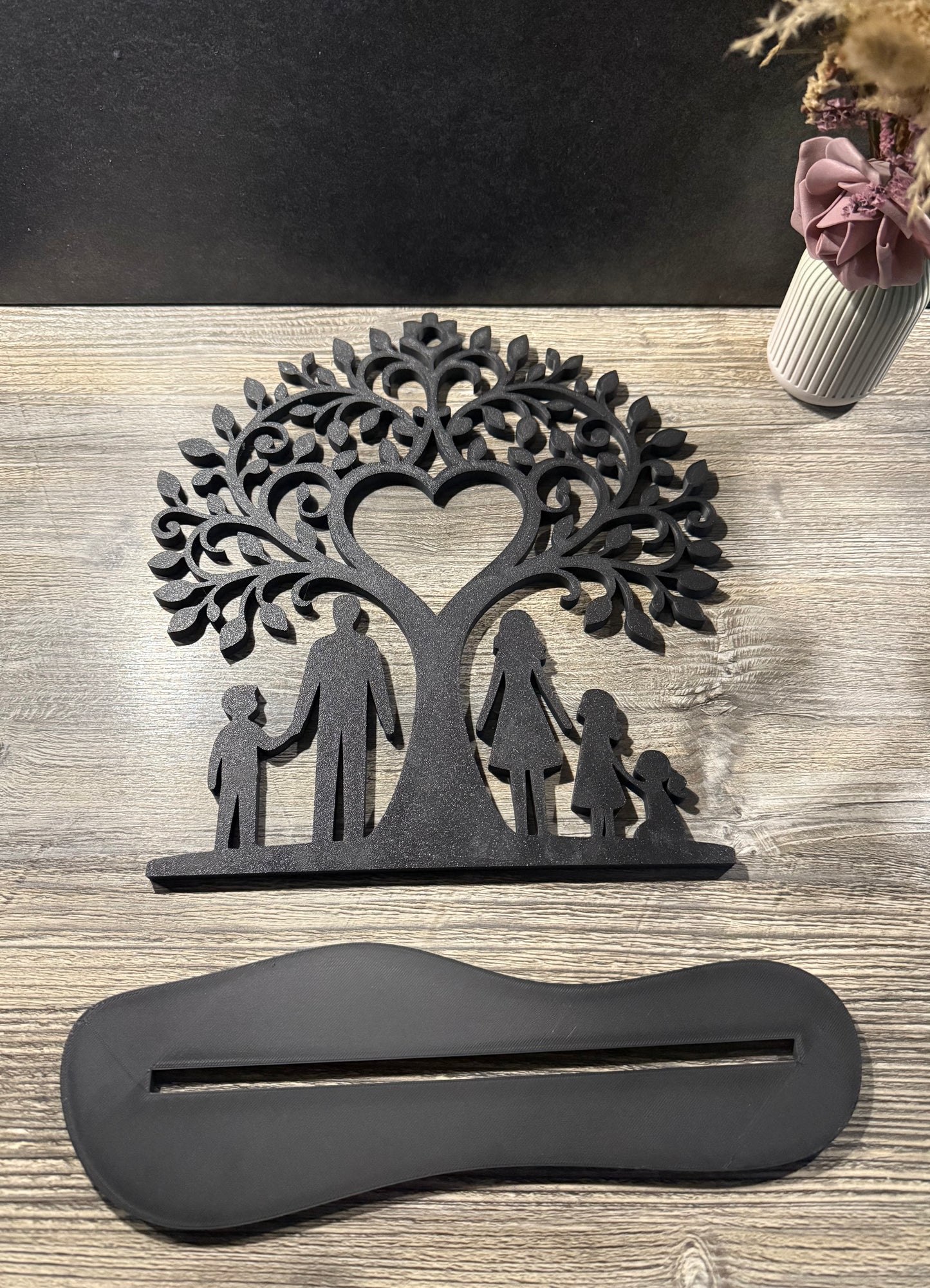 Schattenbaum mit Personen