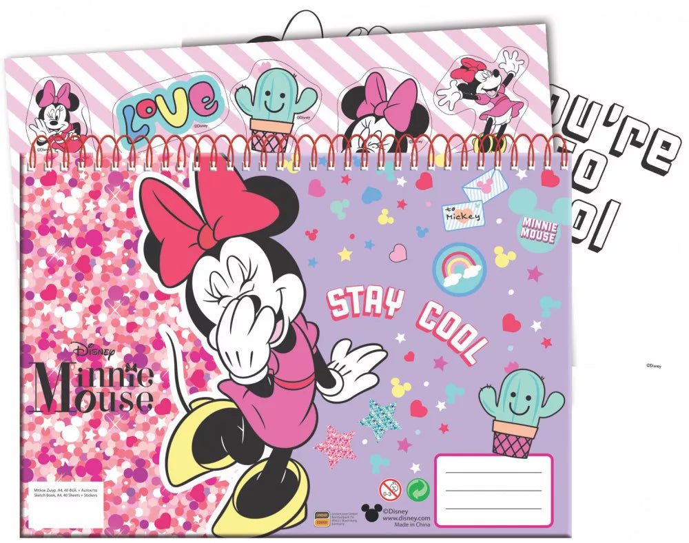 Disney Minnie Spiral-Skizzenbuch