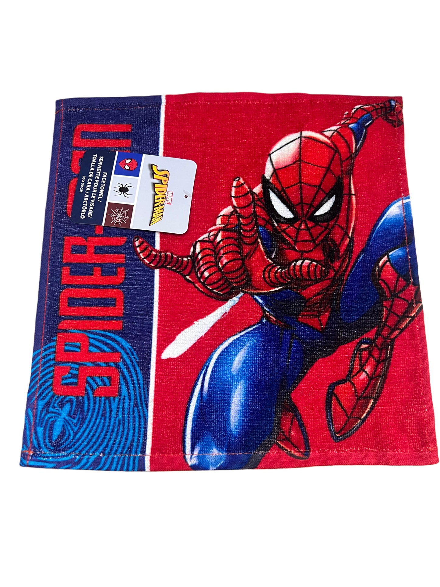 Spiderman Handtuch Gesichtstuch 30 x 30
