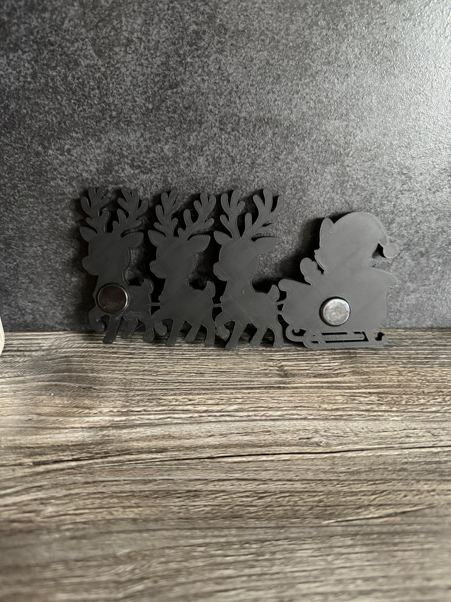 Vorbestellung Elly mit Rentierschlitten Weihnachts Magnet