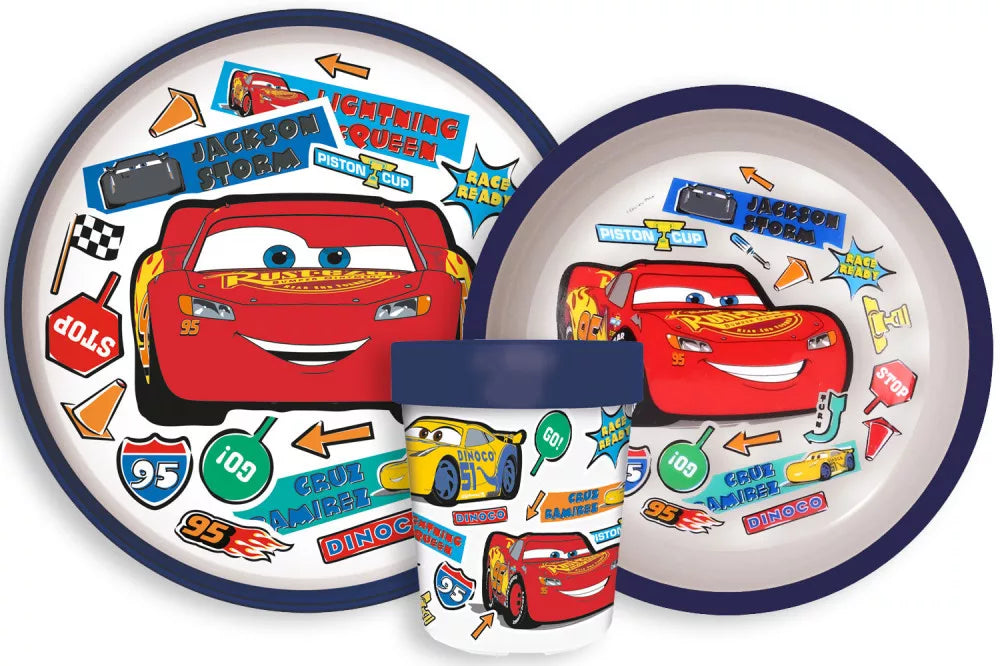 Disney Cars Geschirrset Mikroplastik-Set