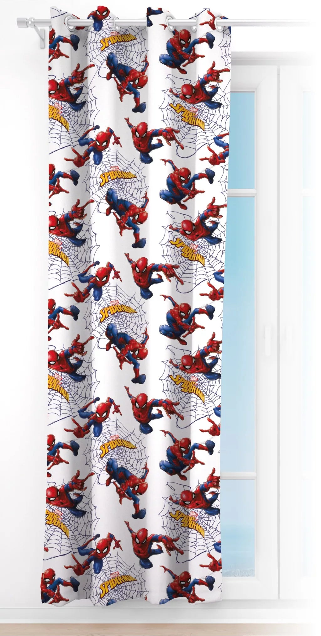Spiderman Vorhang 140 x 245 cm