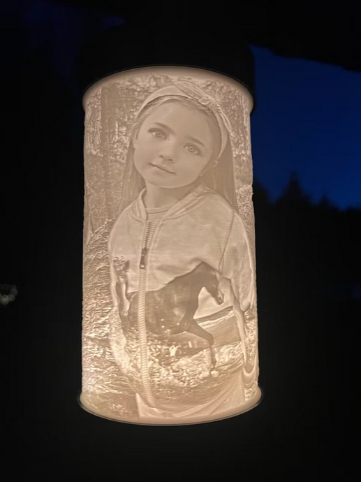 Garten Solar Leuchte Personalisiert