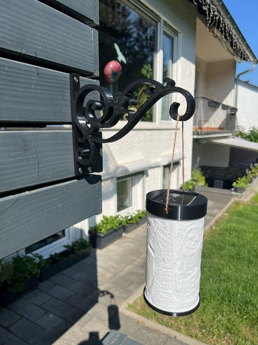 Wandhalterung für Solarlampen