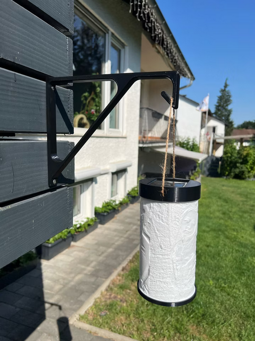 Wandhalterung für Solarlampen