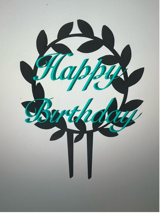Personaliesiertes Kuchen/ Torten Schild