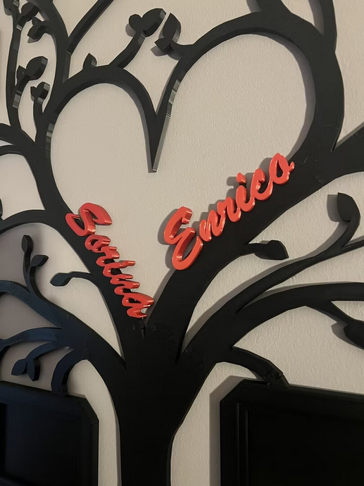 Foto Wand Puzzle 33.teilig mit Namen