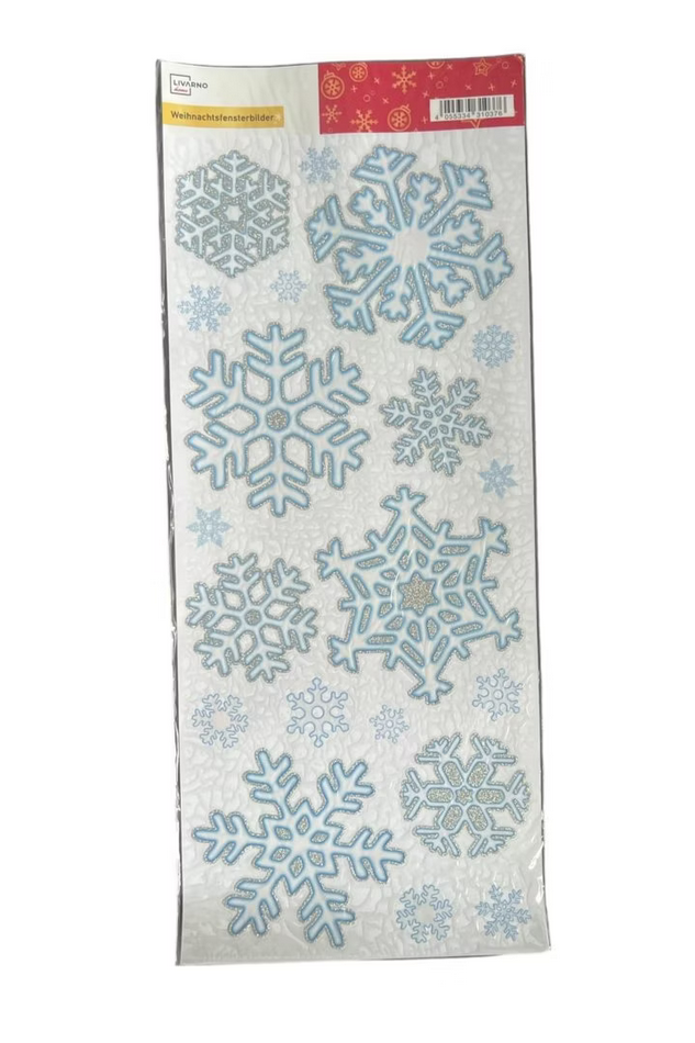 Weihnachtsfensterbilder Schneeflocken