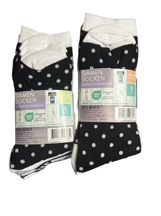 5er pack Damen Socken