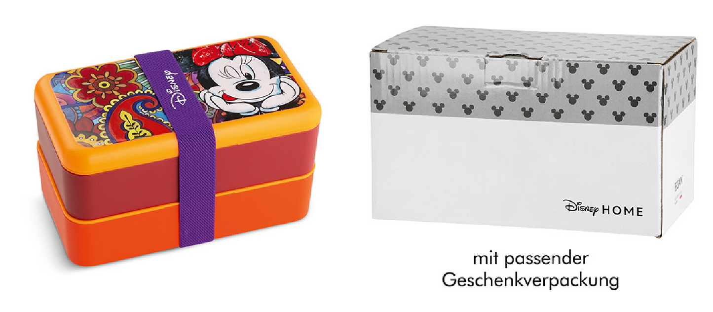 Kunststoff Lunchbox "Minnie" forever & ever in Geschenkverpackung