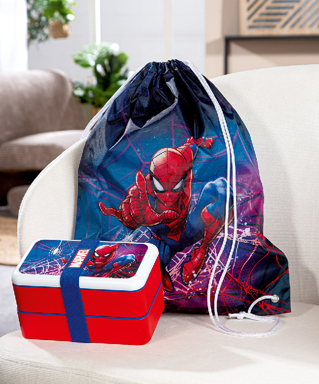 2tlg. Set Lunchbox mit Turnbeutel "Marvel - Spider Man"