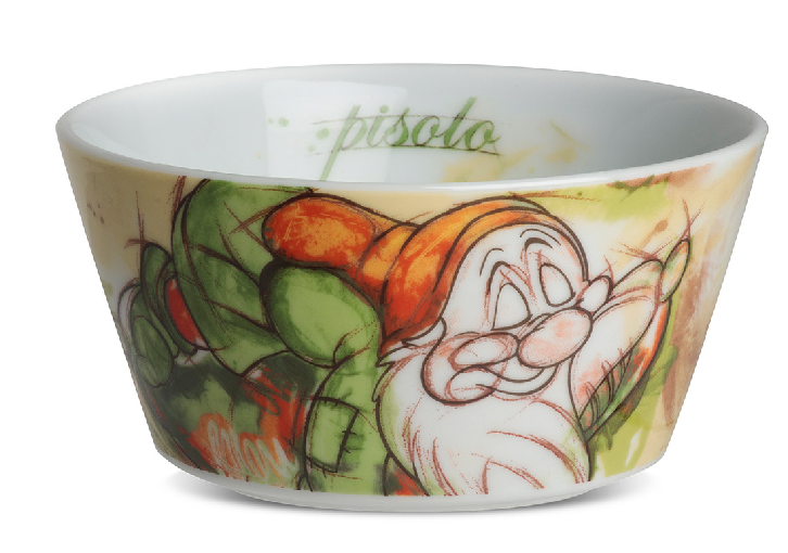 Porzellan Schüssel 7 Zwerge "Sleepy" - Ø 13,5 cm