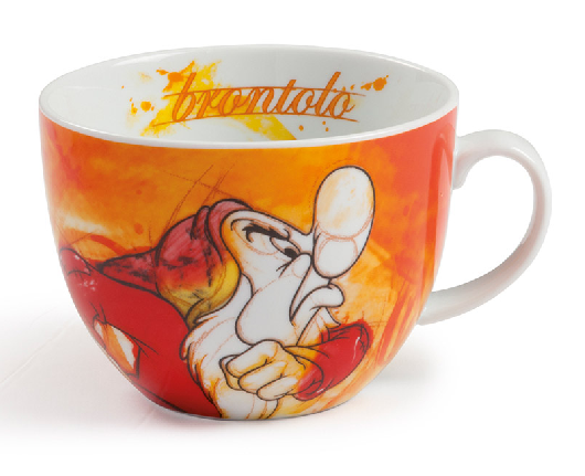 Porzellan Cappuccinotasse 7 Zwerge "Grumpy" - 600 ml