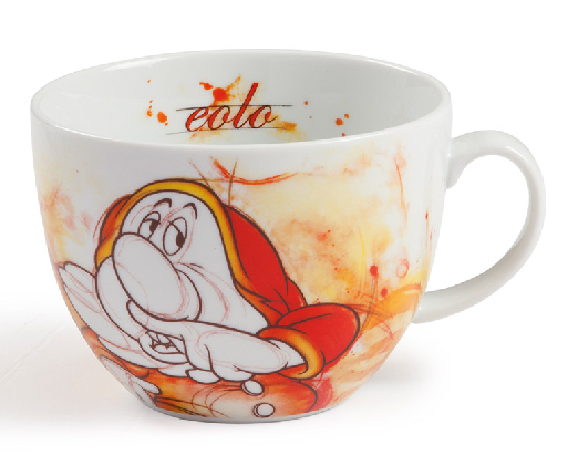 Porzellan Cappuccinotasse 7 Zwerge "Sneezy" - 600 ml