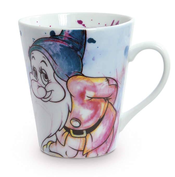 Porzellan Tasse 7 Zwerge "Bashful" - 380 ml