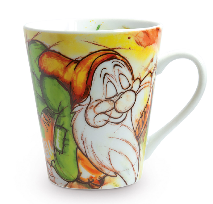 Porzellan Tasse 7 Zwerge "Sleepy" - 380 ml