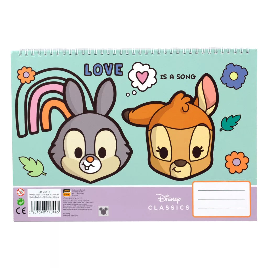 Disney Classic Love Spiral-Skizzenbuch