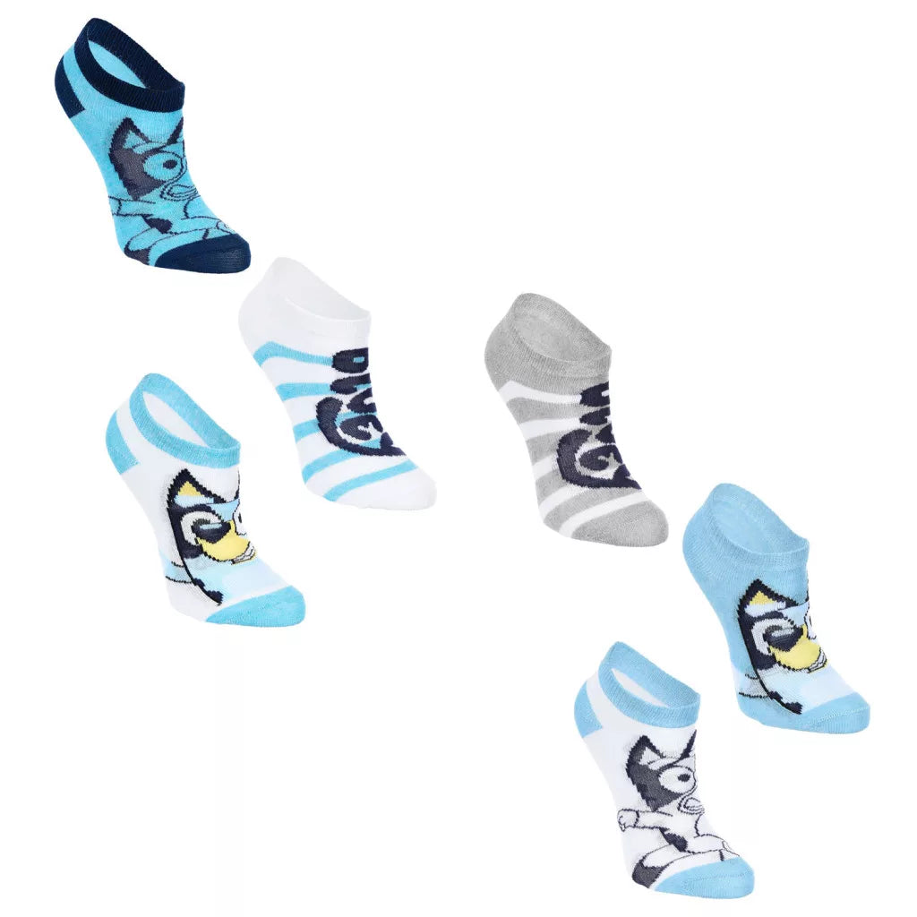 Bluey Kinder-Sneaker-Socken 3er Pack