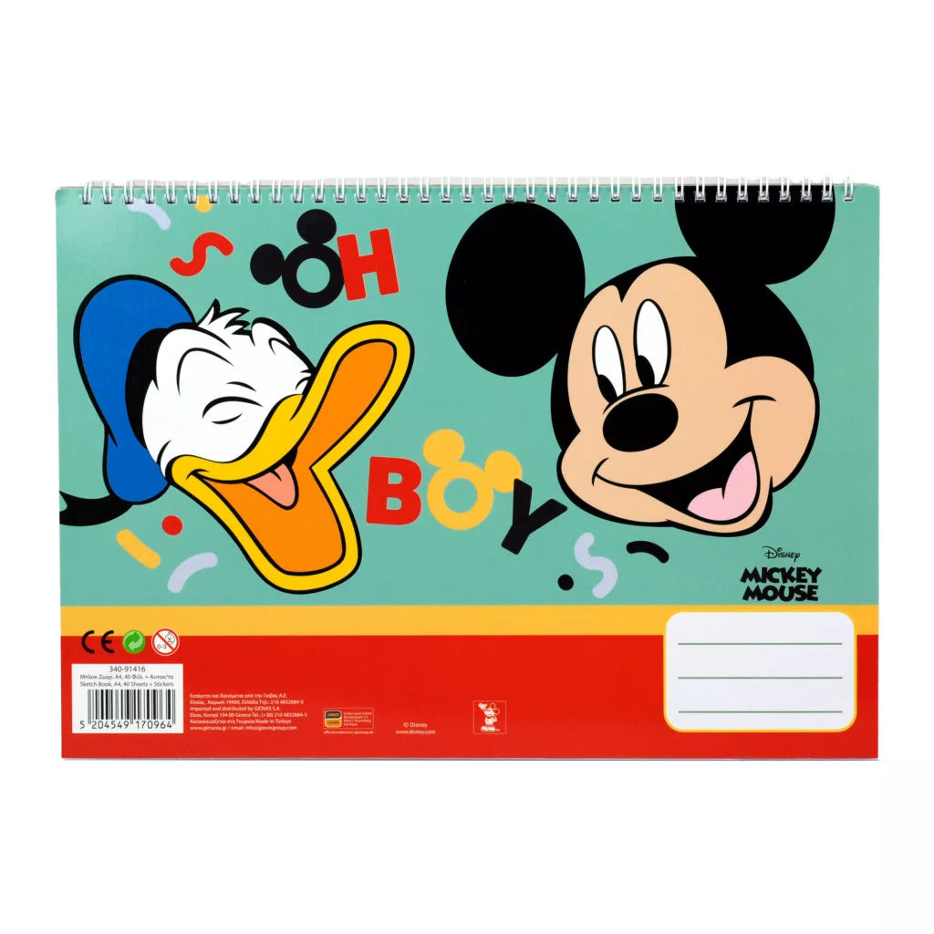 Disney Mickey Spiral Skizzenbuch