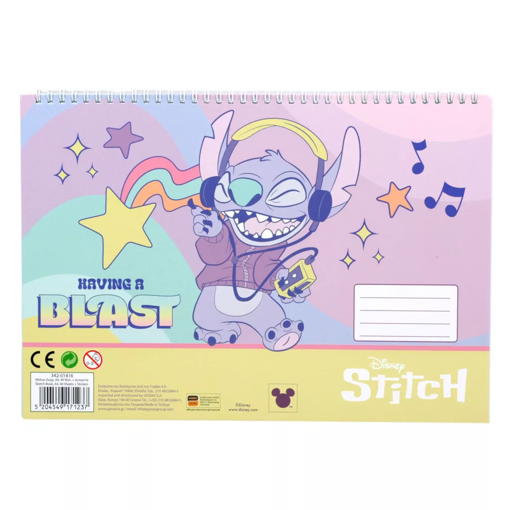 Disney Lilo und Stitch Blast Spiral-Skizzenbuch