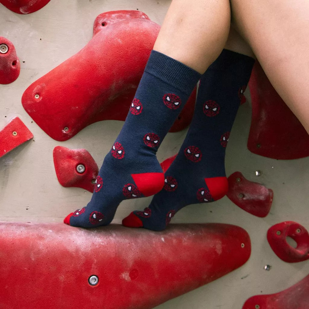 Spiderman Mini Head Erwachsene Socken 38/45