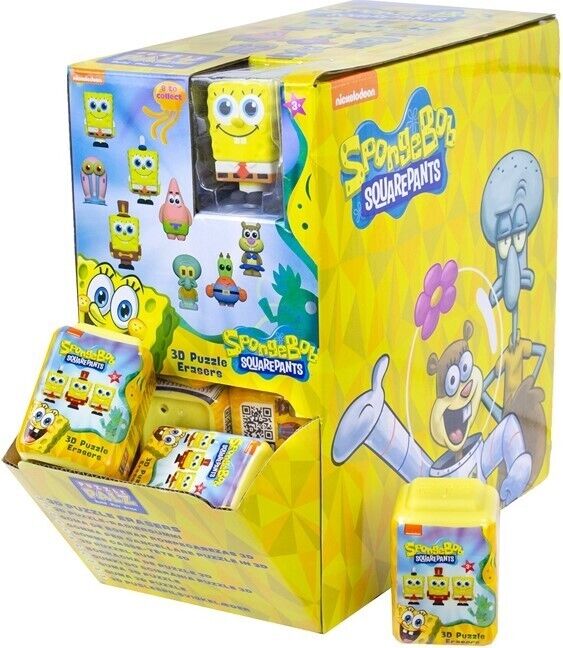 Radiergummi Spongebob 3D Puzzle Radierer Blindbag