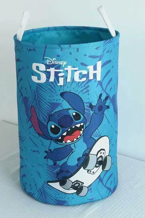 Wäschekorb Lilo und Stitch Skateboard