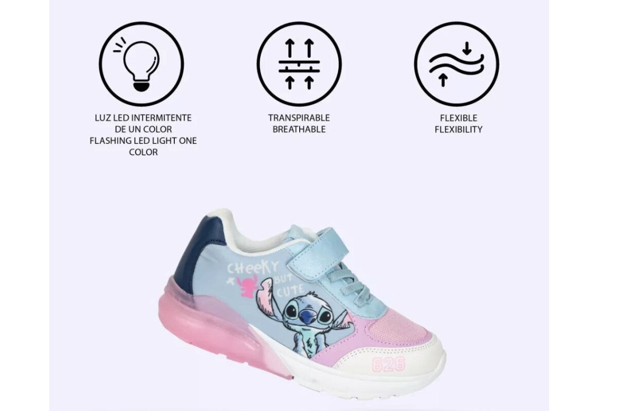 LED Blinkende Turschuhe Stitch & Angel