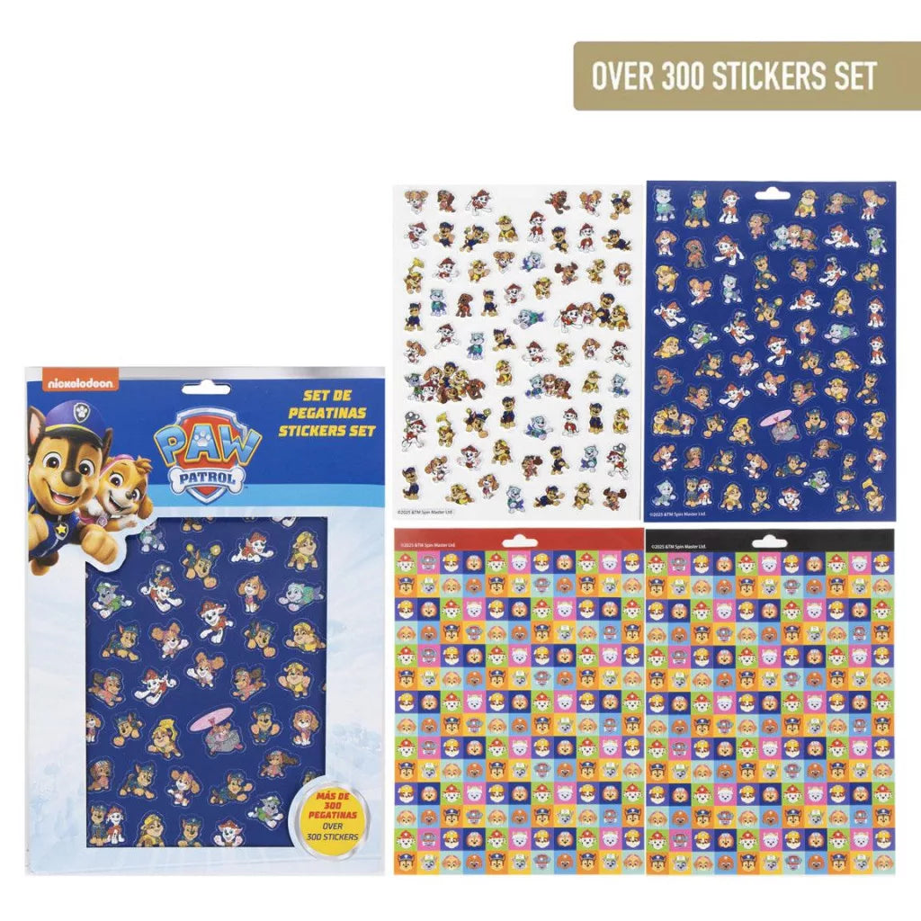Paw Patrol Aufkleberset 300 Stk