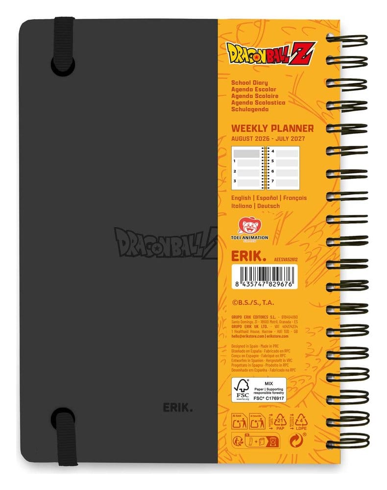 Dragon Ball Terminkalender Wochenplaner
