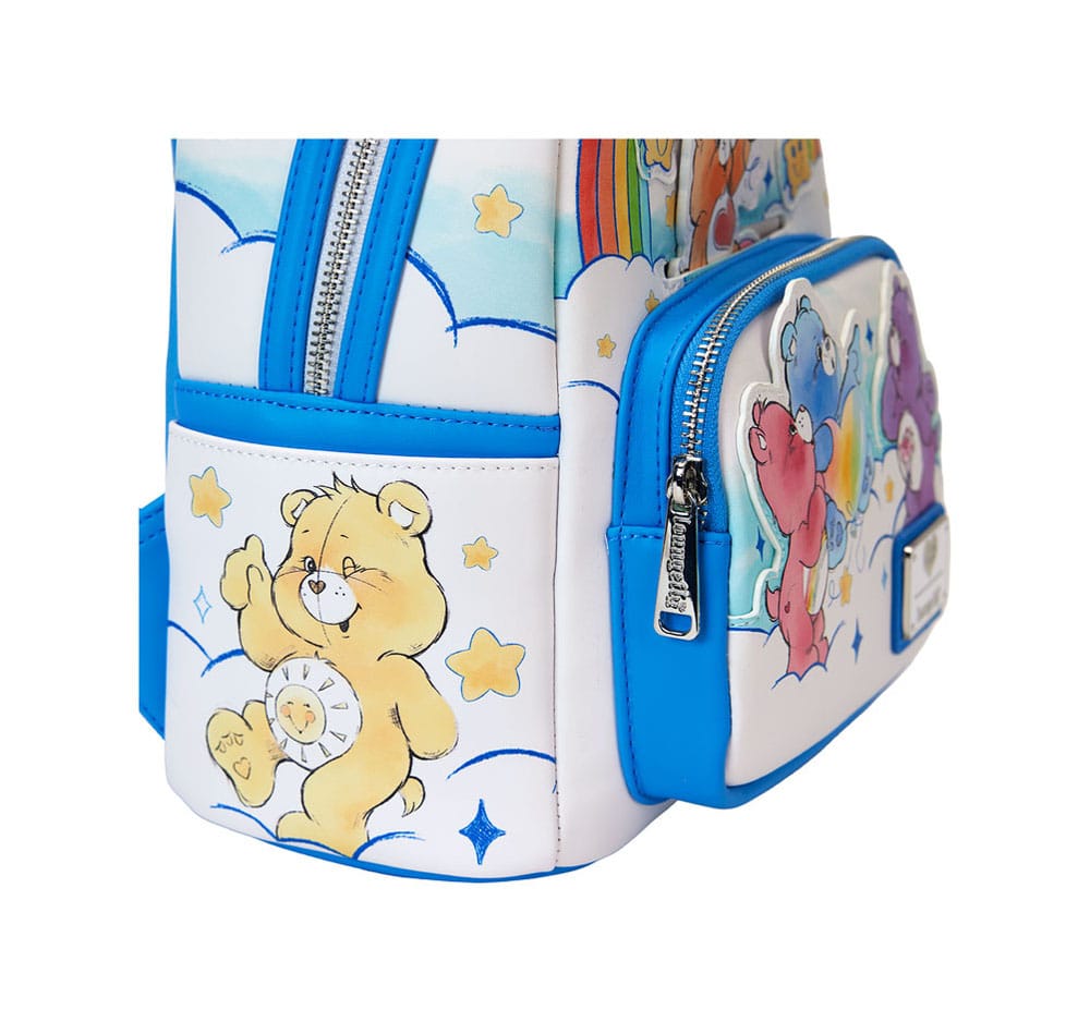 Vorbestellung Die Glücksbärchis by Loungefly Mini Rucksack Rainbow